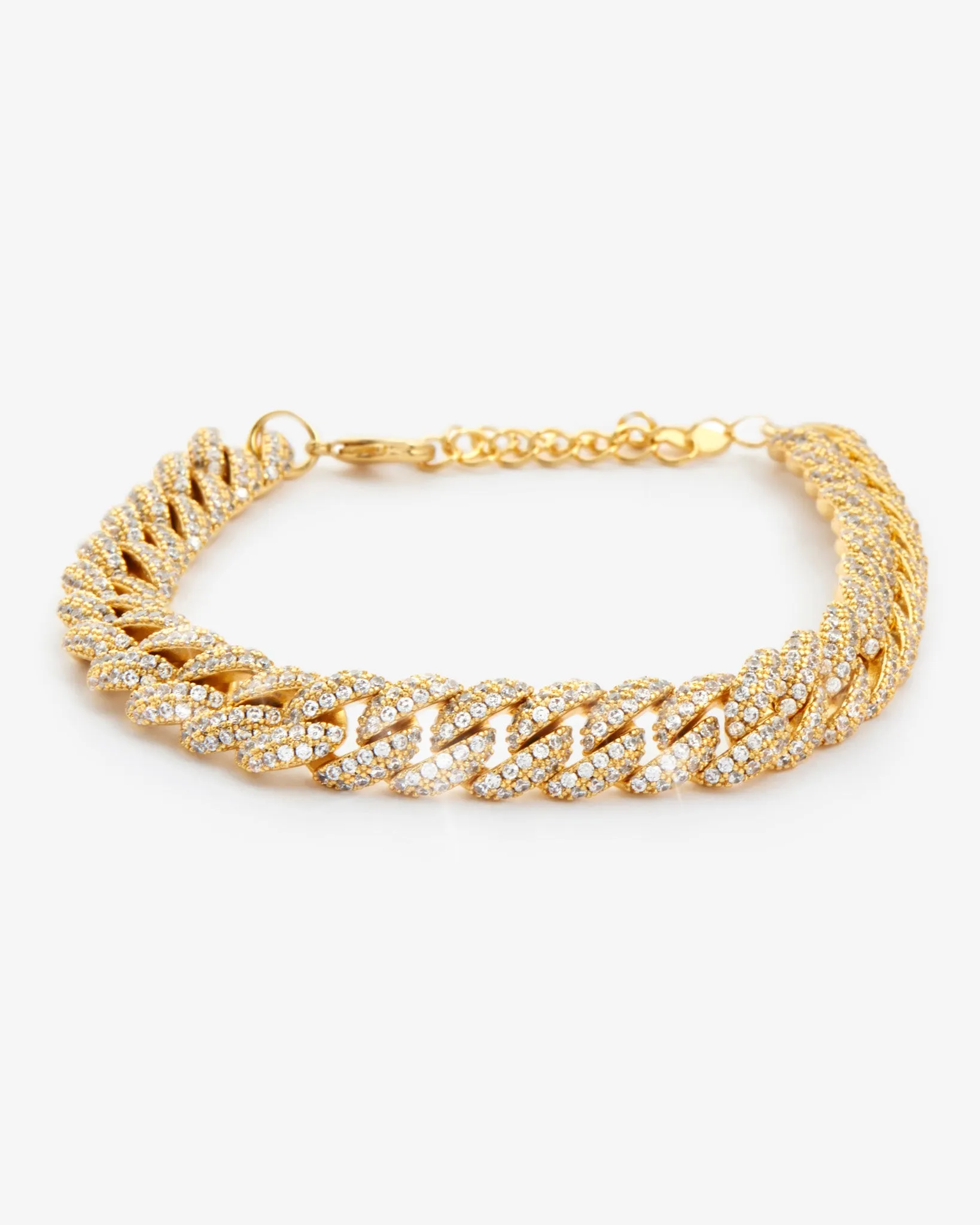 10mm Cuban Anklet - Gold