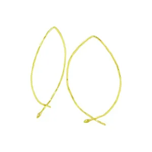 14k Gold Plated Wire Threader Earrings