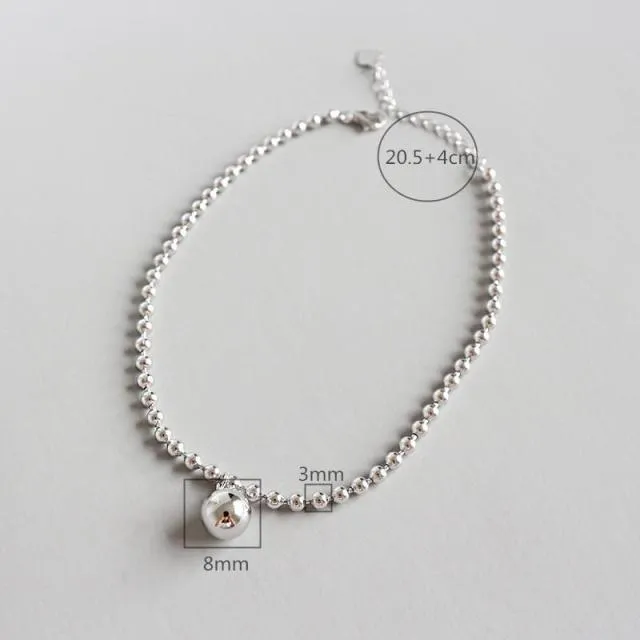 925 Sterling Silver Anklet bracelet