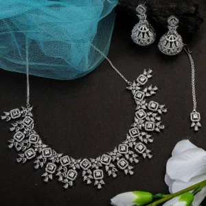 Ameera - AD CZ Choker Necklace set