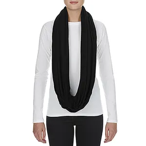 Anvil Women's Black Infinity Scarf