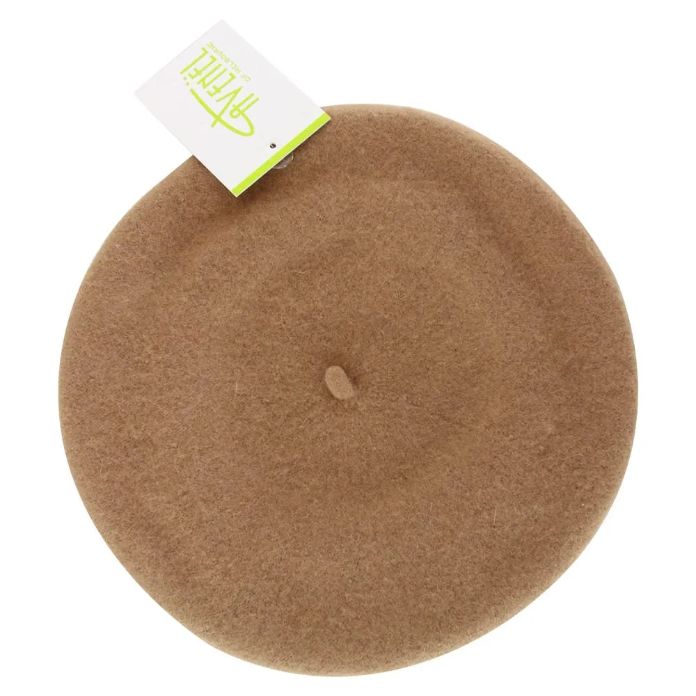 Avenel Of Melbourne Wool Beret - Camel