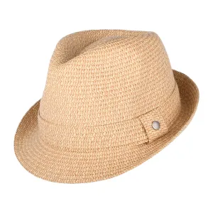 Barbour Hats Seaburn Toyo Straw Trilby Hat - Natural