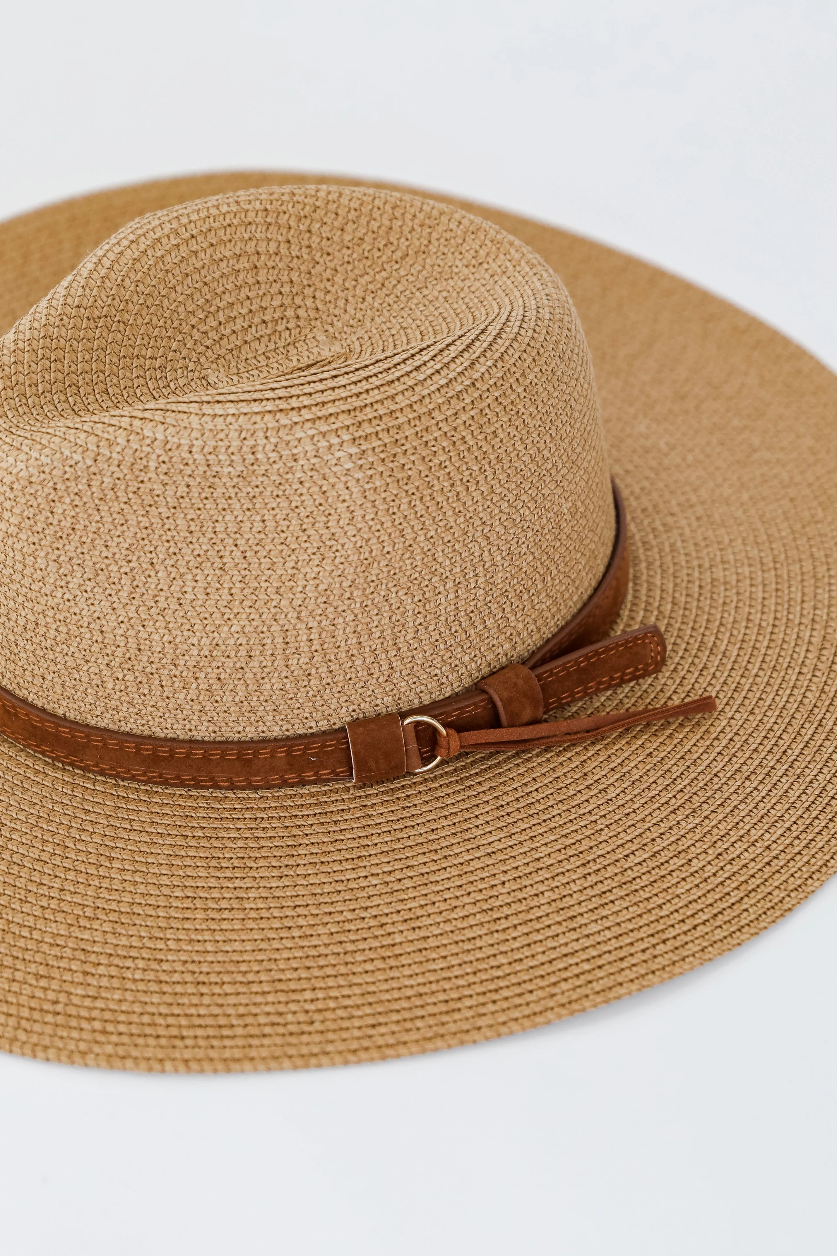 Bask In The Sun Straw Wide Brim Hat