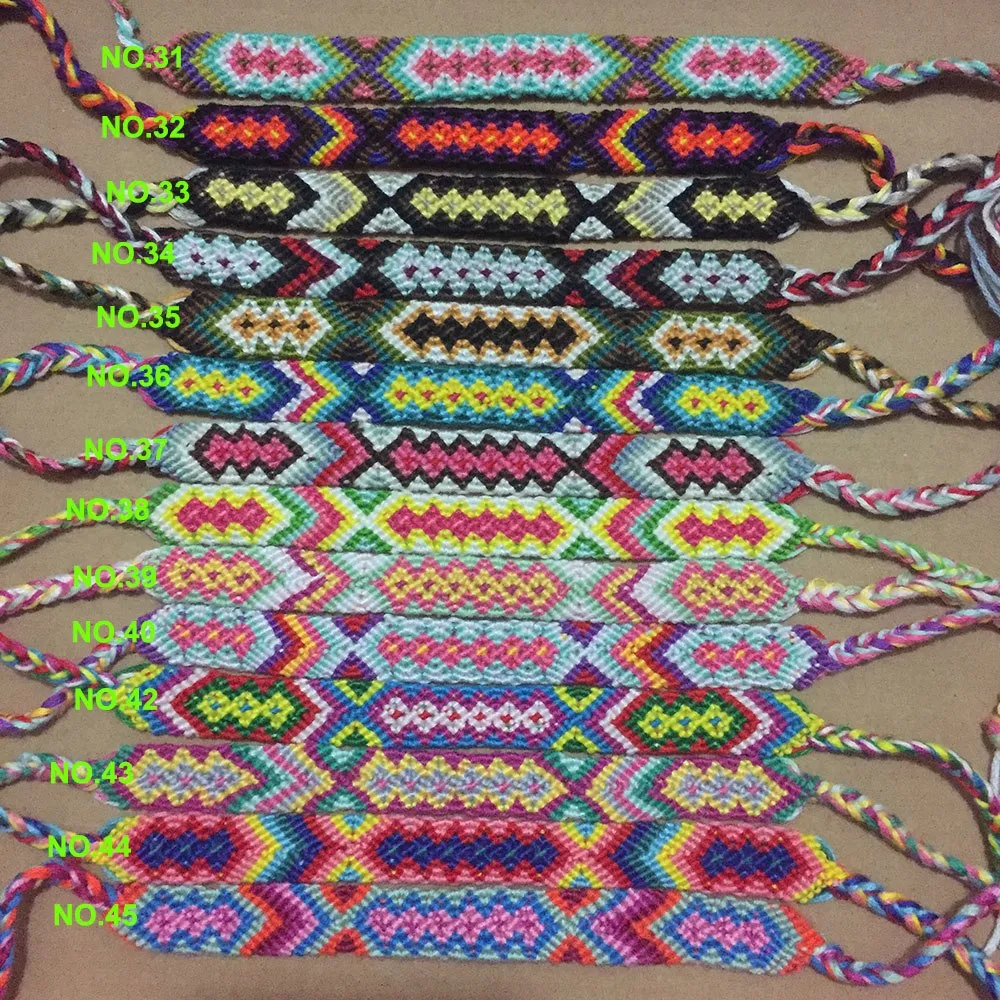 Bohemian Handmade Woven Rope Friendship Bracelets