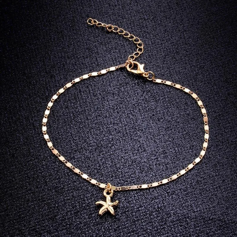 Boho Starfish Women Anklet Foot Chain Jewelry Anklet Bracelet