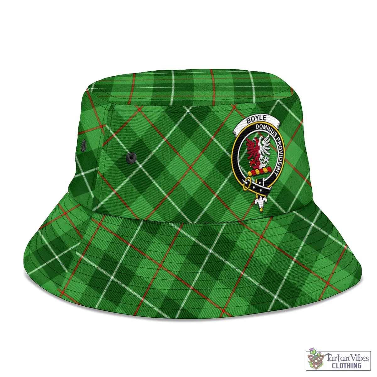 Boyle Tartan Bucket Hat with Family Crest