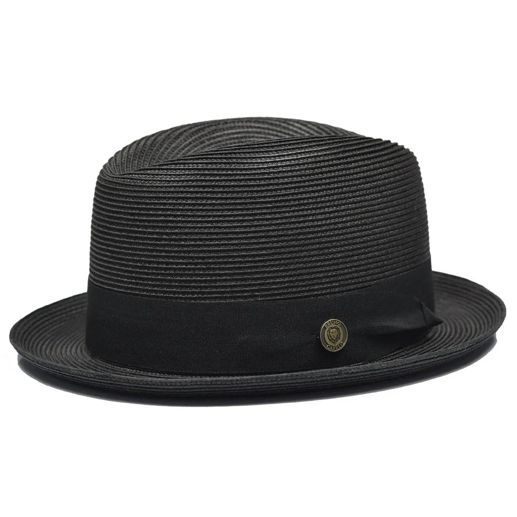 Bruno Capelo Romeo Center Dent Straw Trilby Hat