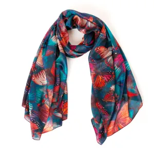 Butterfly Silk Scarf