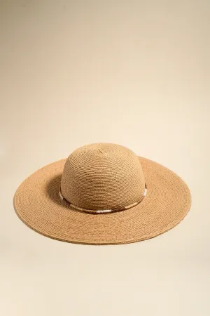 Candace Raffia Multi Band Wide Brim Hat