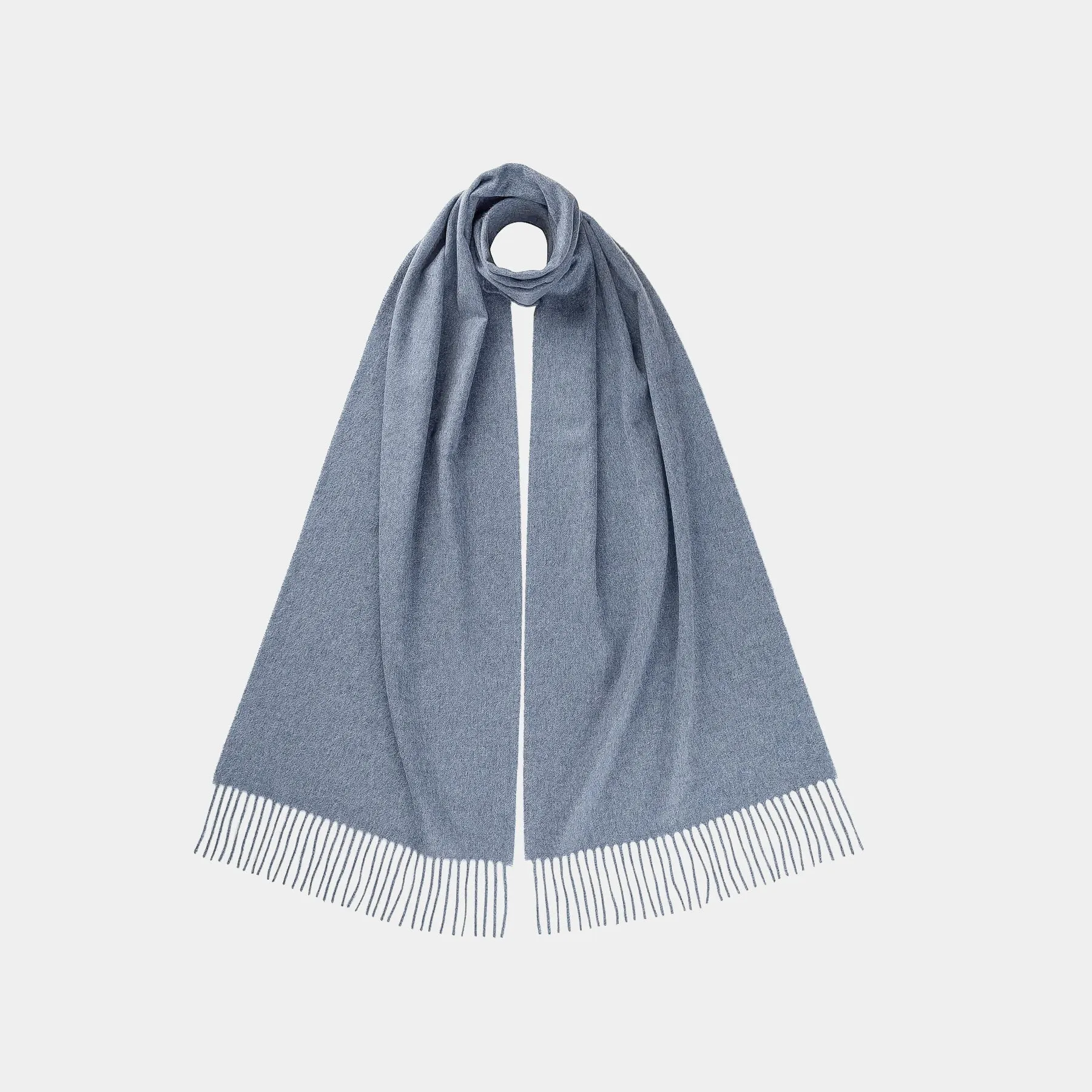 Cashmere Scarf Blue Grey