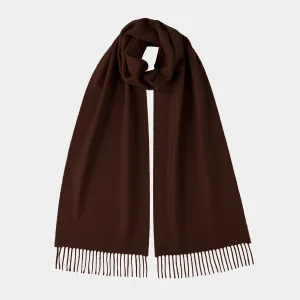 Cashmere Scarf in Brown