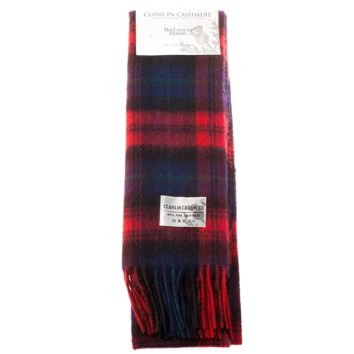 Cashmere Scottish Tartan Clan Scarf  Maclachlan