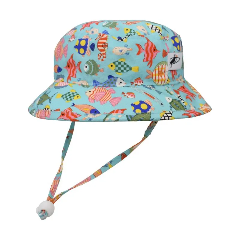 Child Sun Protection Camp Hat-Cotton Prints