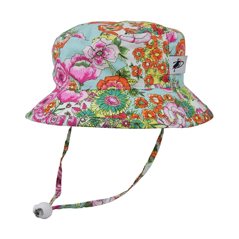 Child Sun Protection Camp Hat-Cotton Prints