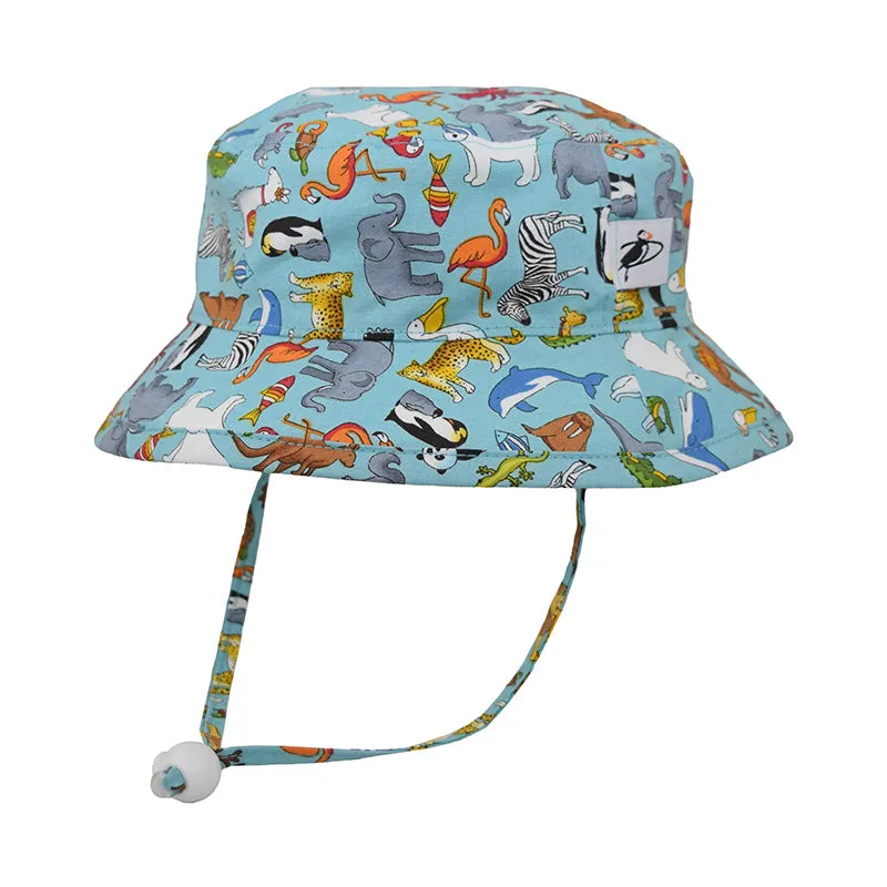 Child Sun Protection Camp Hat-Cotton Prints