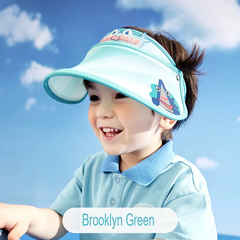 Children's Ice Hat Sun Hat Summer Empty Top Hat Sun Hat Children's Anti-UV Beach Sun Hat