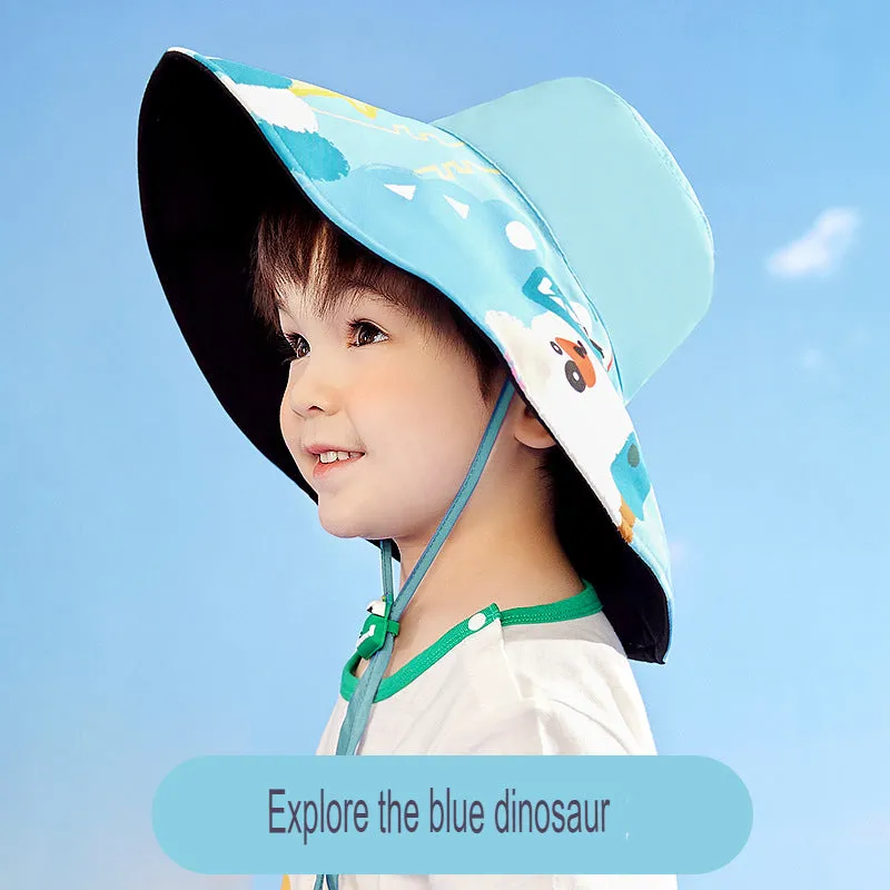 Children's Sun Hat Baby Sun Hat Hat Boys and Girls Hat Summer Sun Hat Beach Big Brim