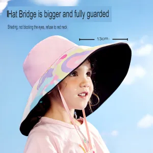 Children's Sun Hat Baby Sun Hat Hat Boys and Girls Hat Summer Sun Hat Beach Big Brim