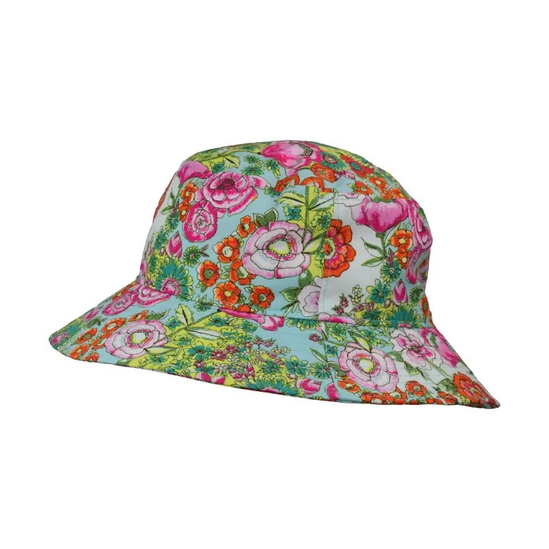 Cotton Print Sun Protection Crusher Hat