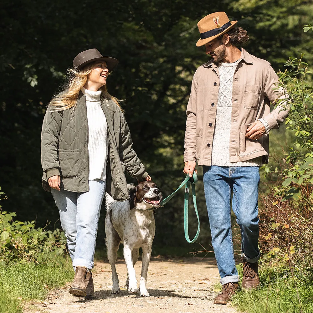 Crushable Blues Trilby Hat - Pecan