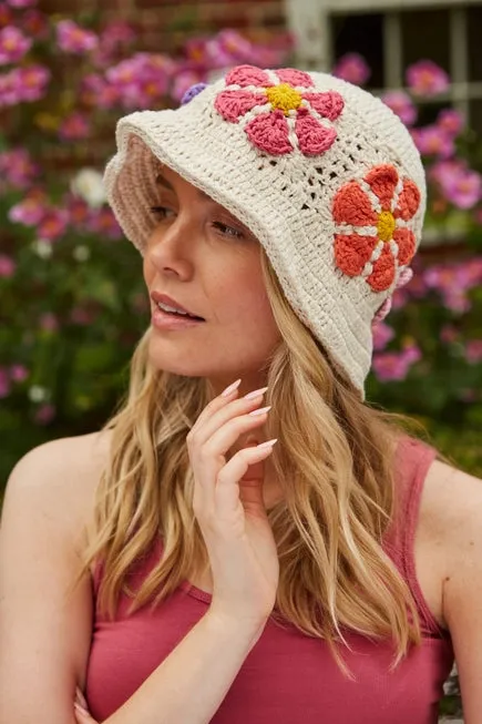 Daisy Cotton Bucket Hat