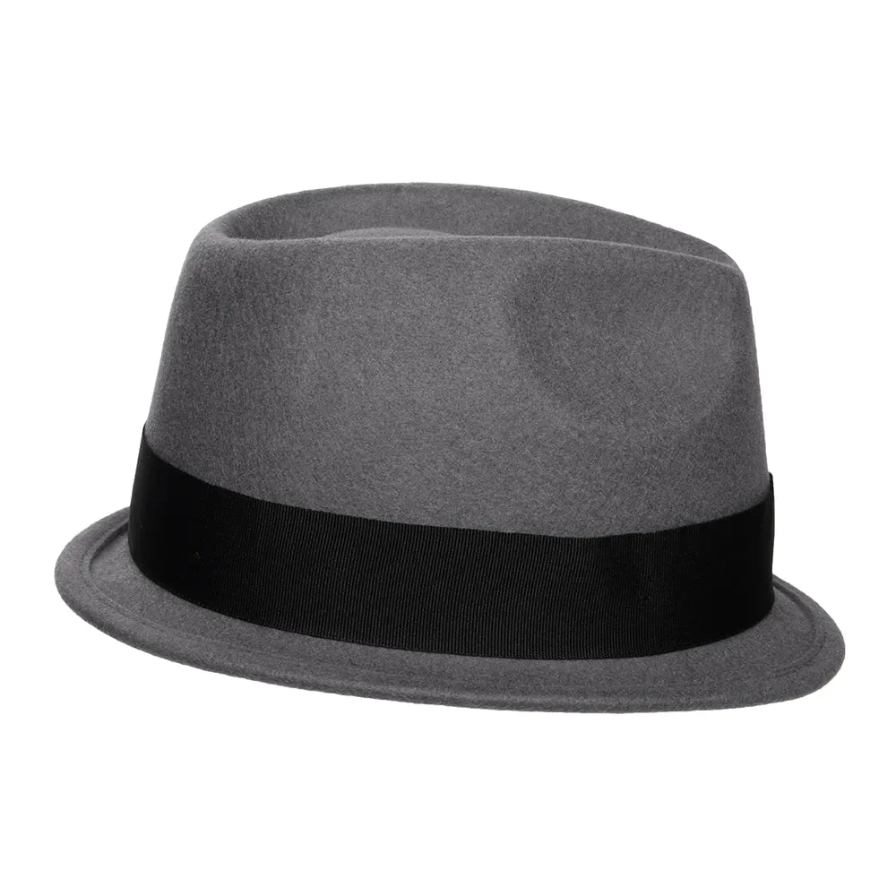 Dekker Crushable Trilby Hat Grey Wholesale Pack