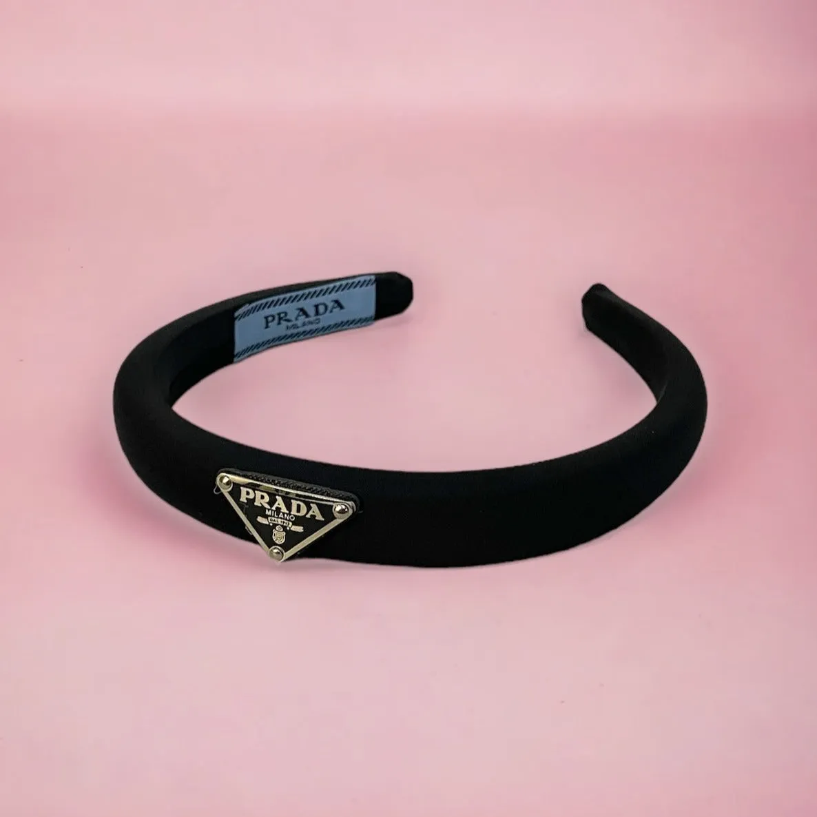 Designer Inspired thin black headband