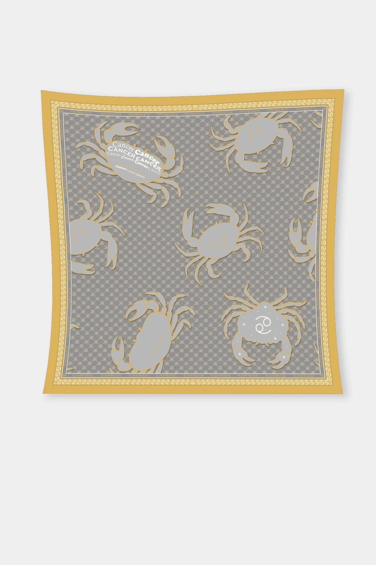 Designer Scarf in Cancer Zodiac Sign