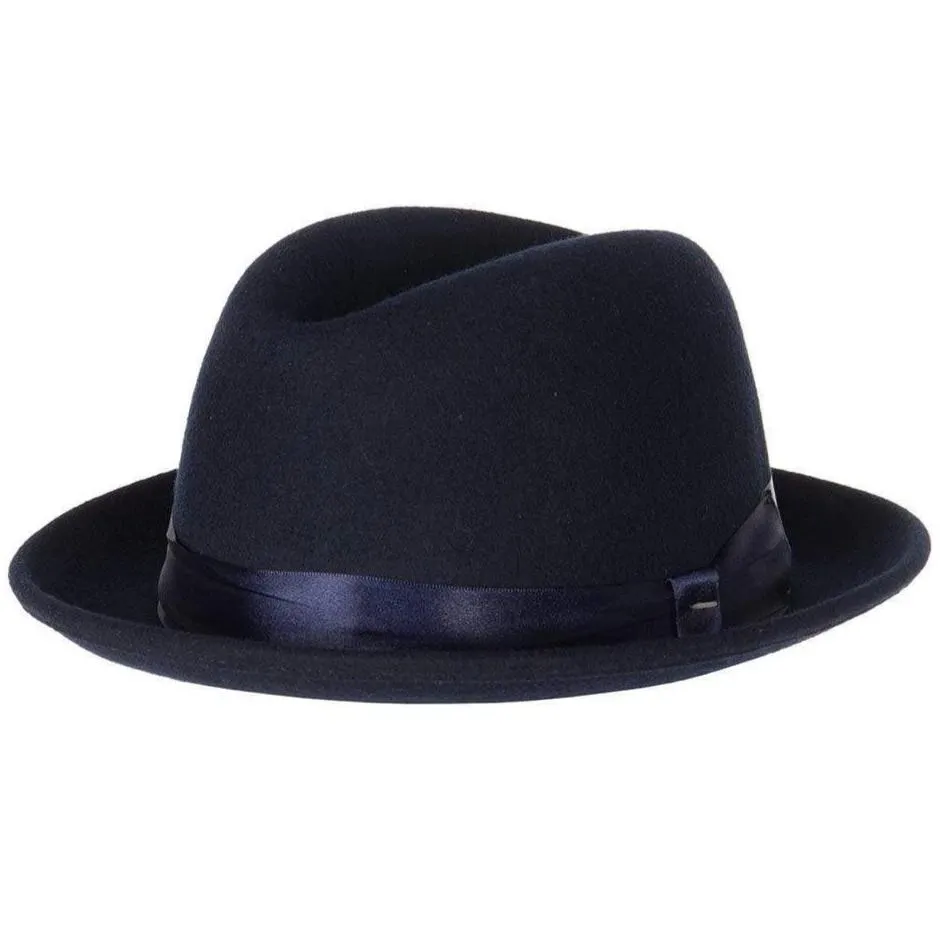 Dobbs Boulevard Center Dent Wool Felt Trilby Hat