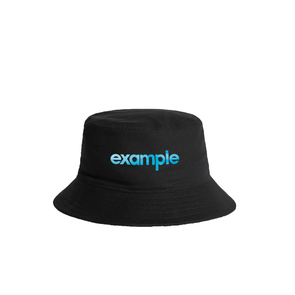 Example / Black Bucket Hat