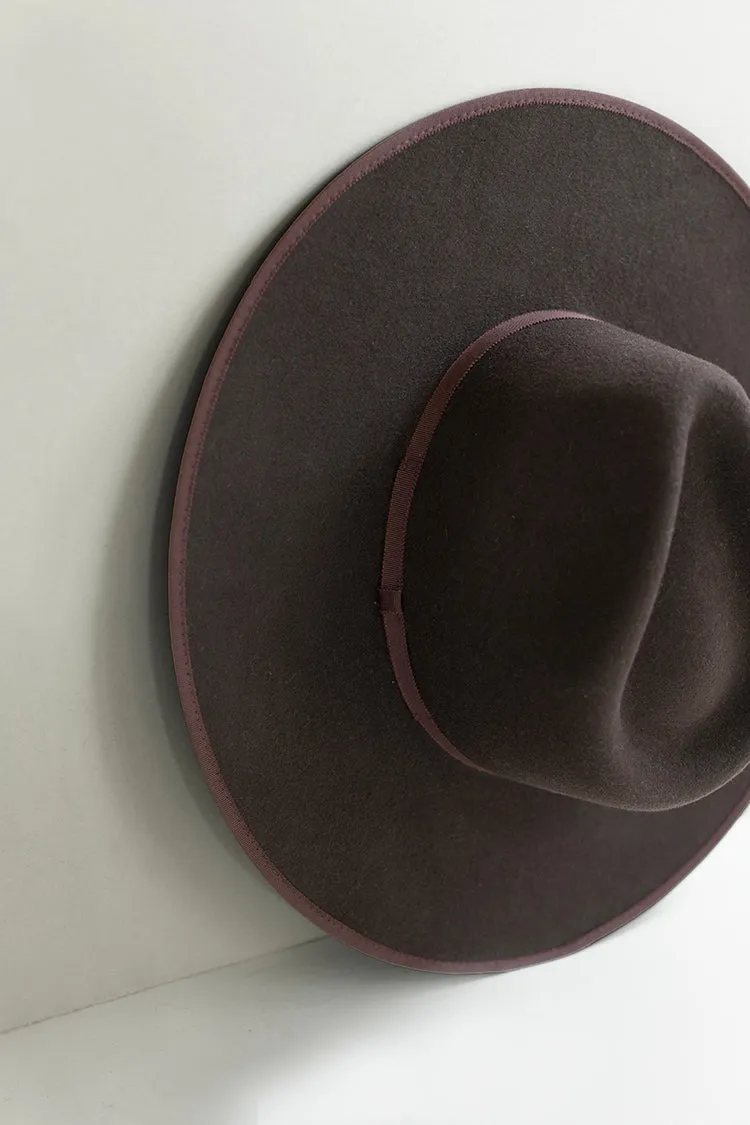 Flea Style Stevie Espresso Wide Brim Hat