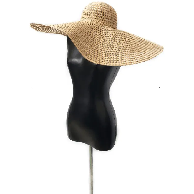 Floppy Wide Brim Straw Hat