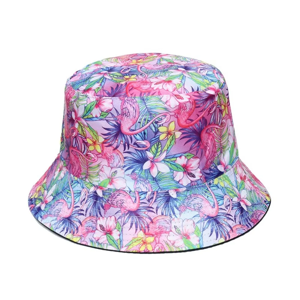 Flower Print Fisherman Hat for Women