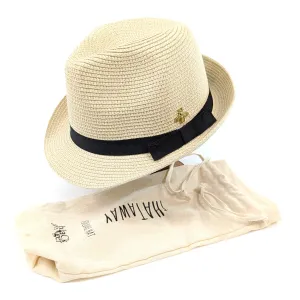 Folding Travel Trilby Sun Hat with a Bee Design