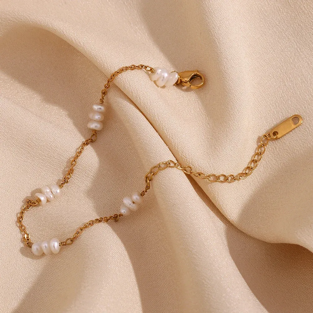 Freshwater Pearl Handmade Necklace & Bracelet