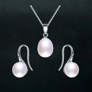 Genesis X - 925 Sterling Silver Freshwater Pearl Set