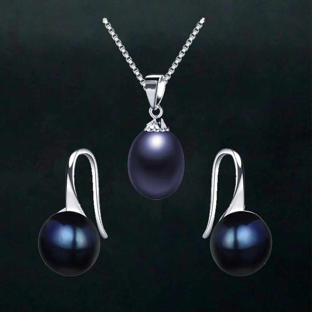 Genesis X - 925 Sterling Silver Freshwater Pearl Set