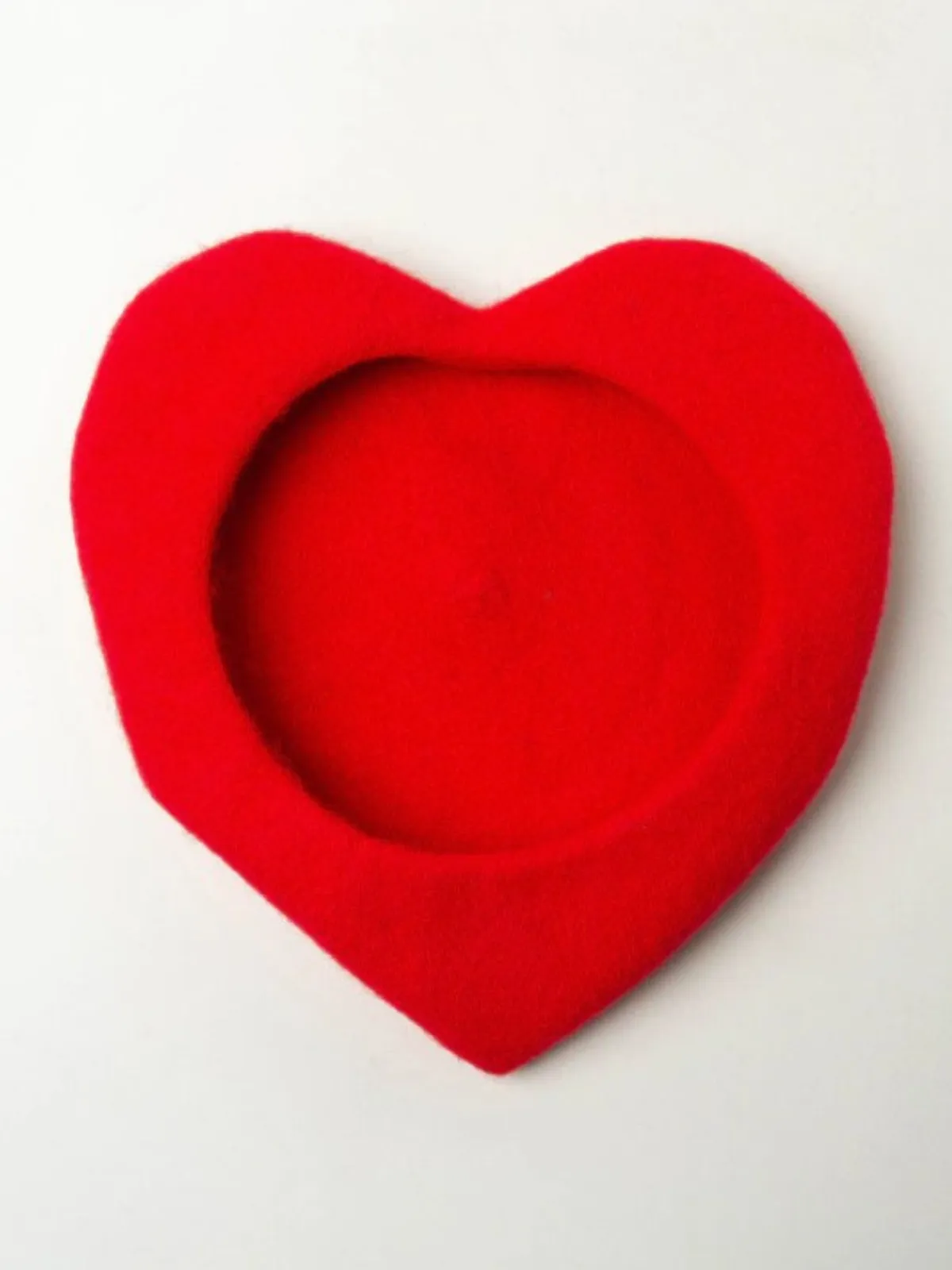 Gift Of Love Heart-Shaped Wool Beret