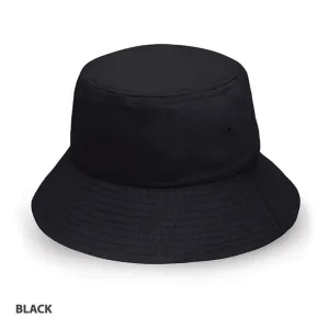 Grace Collection AH715 Heavy Brushed Cotton Bucket Hat w/ Logo  -1000 QTY