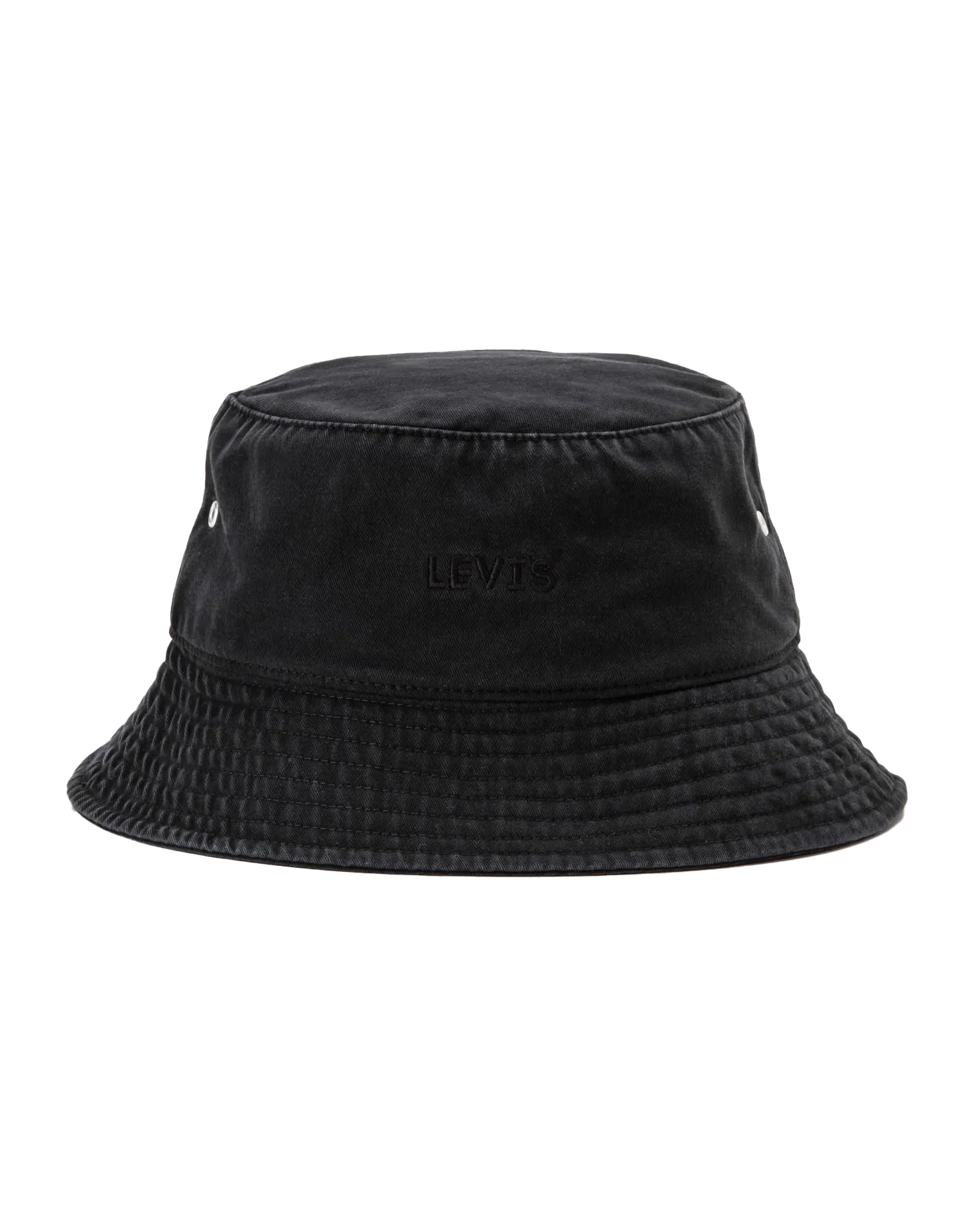 Headline Bucket Hat in Regular Black