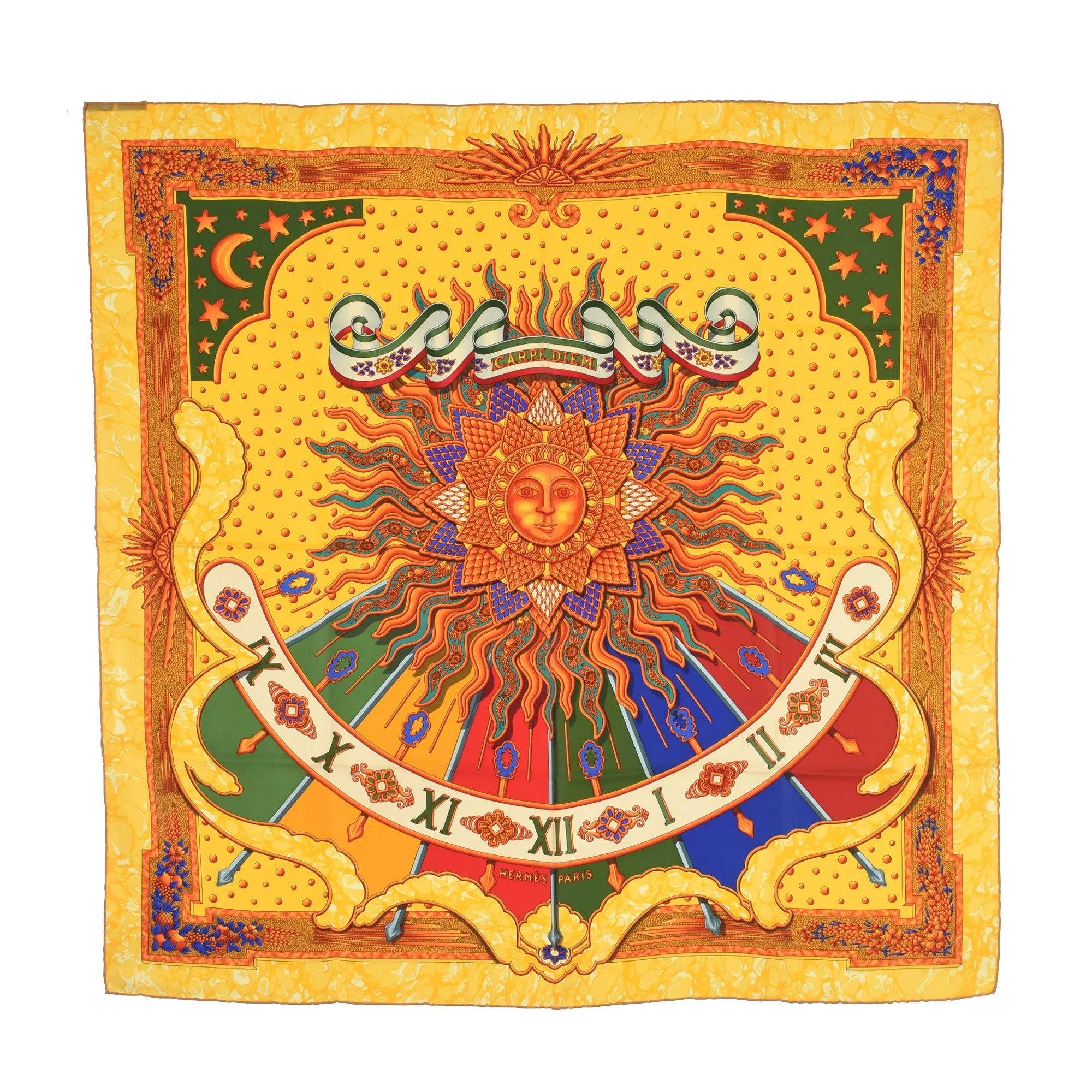 Hermes Carpe Diem Scarf