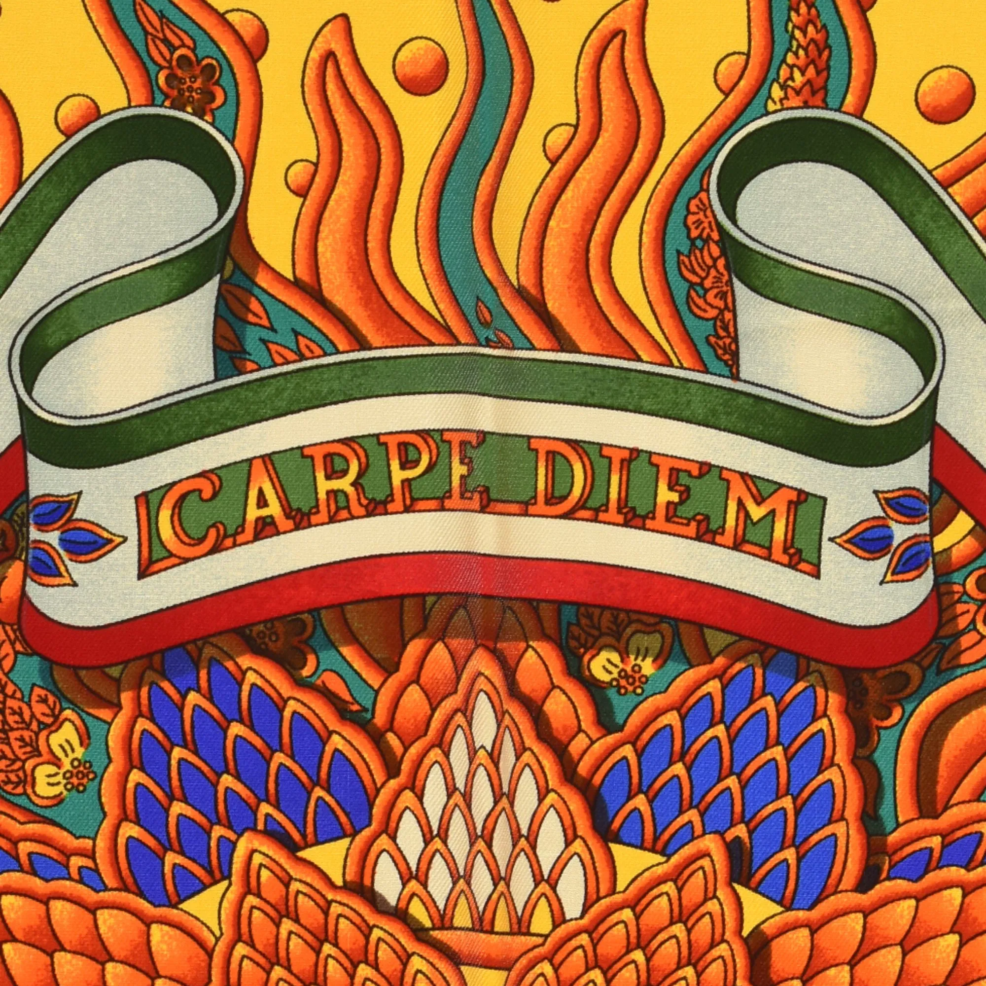 Hermes Carpe Diem Scarf