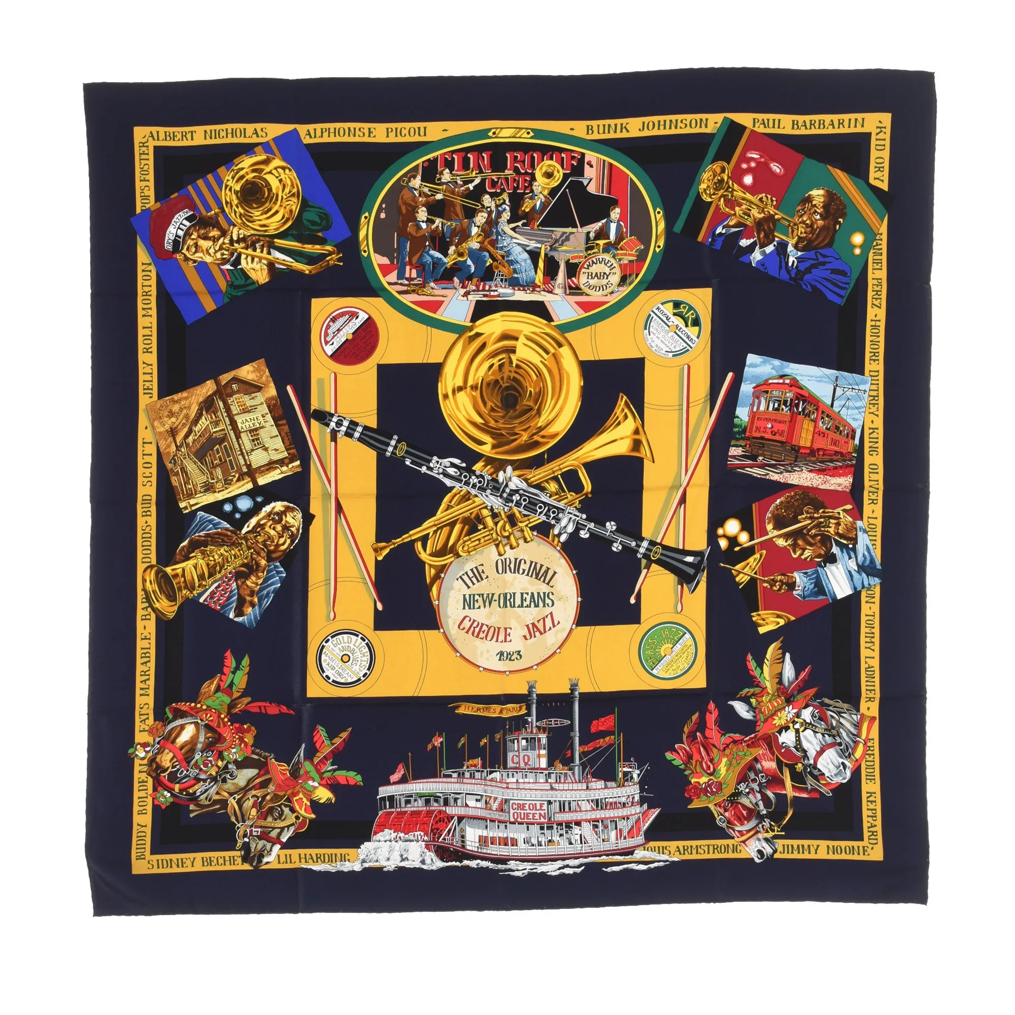 Hermes The Original New Orleans Creole Jazz Scarf