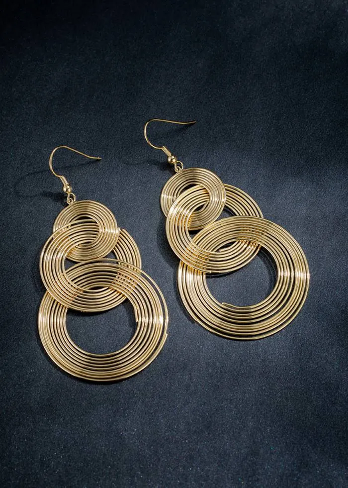 Hook Multi Hoop Statement Earrings