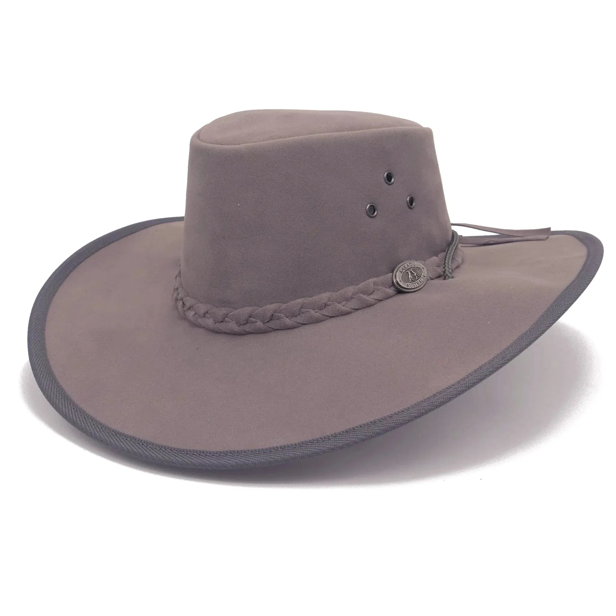 Kalgoorlie Wide Brim Soaka Hat in Grey