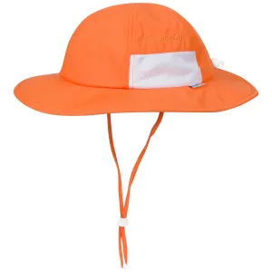 Kids Wide Brim Sun Hat "Fun Sun Day Play Hat" - Orange