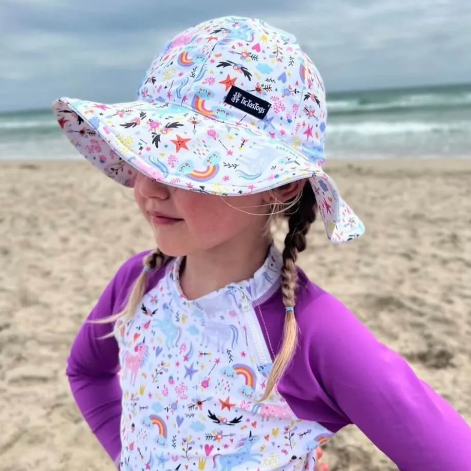 Kids Wide Brim Swim Hat | Fantasia