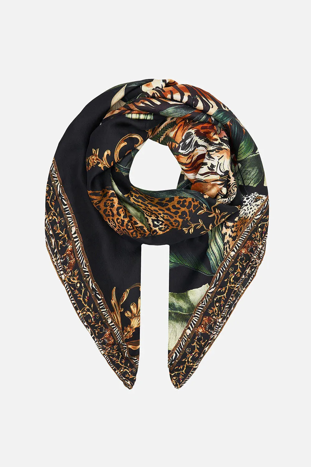 Large Square Scarf - Easy Tiger