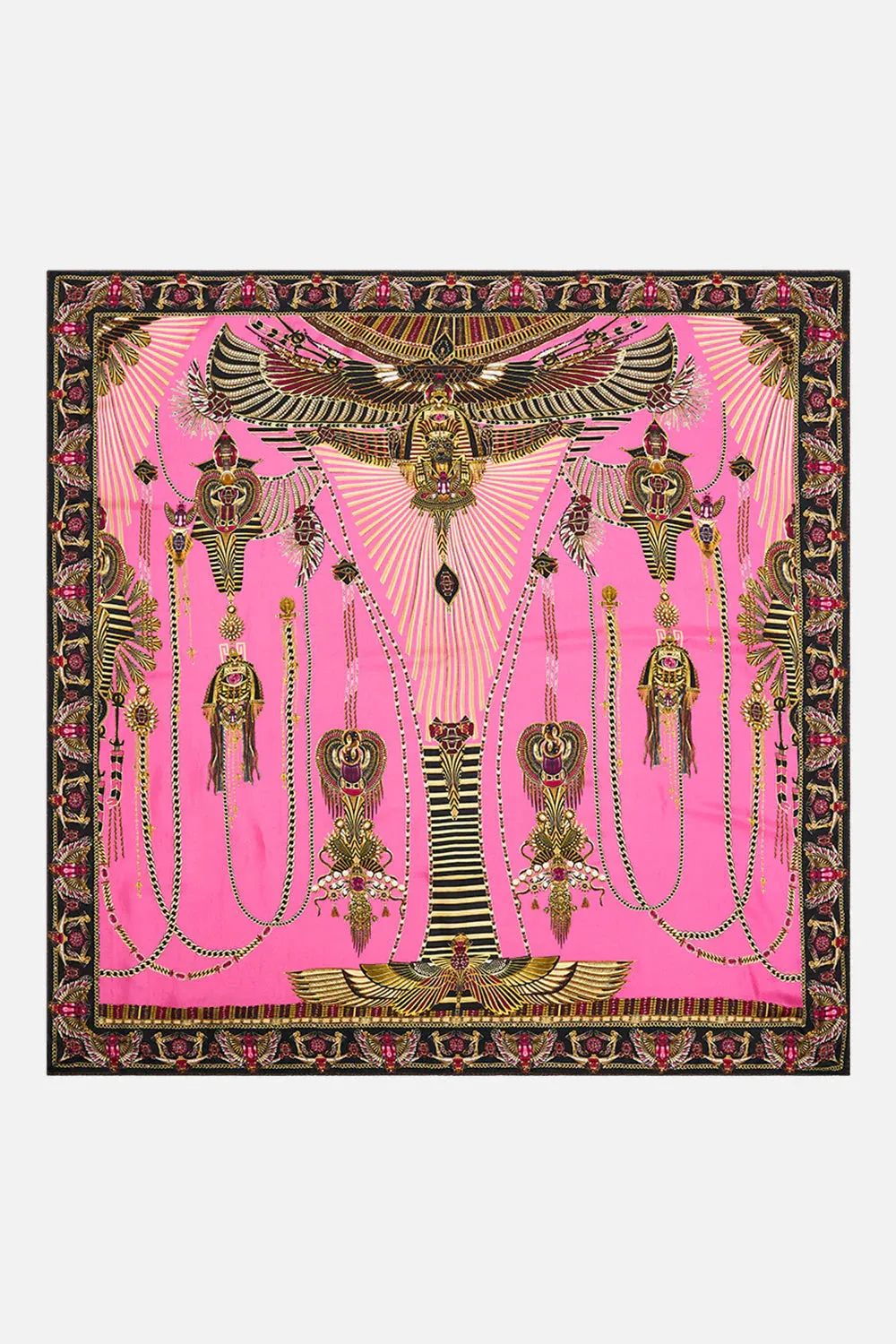 Large Square Scarf - Song of the Scarab